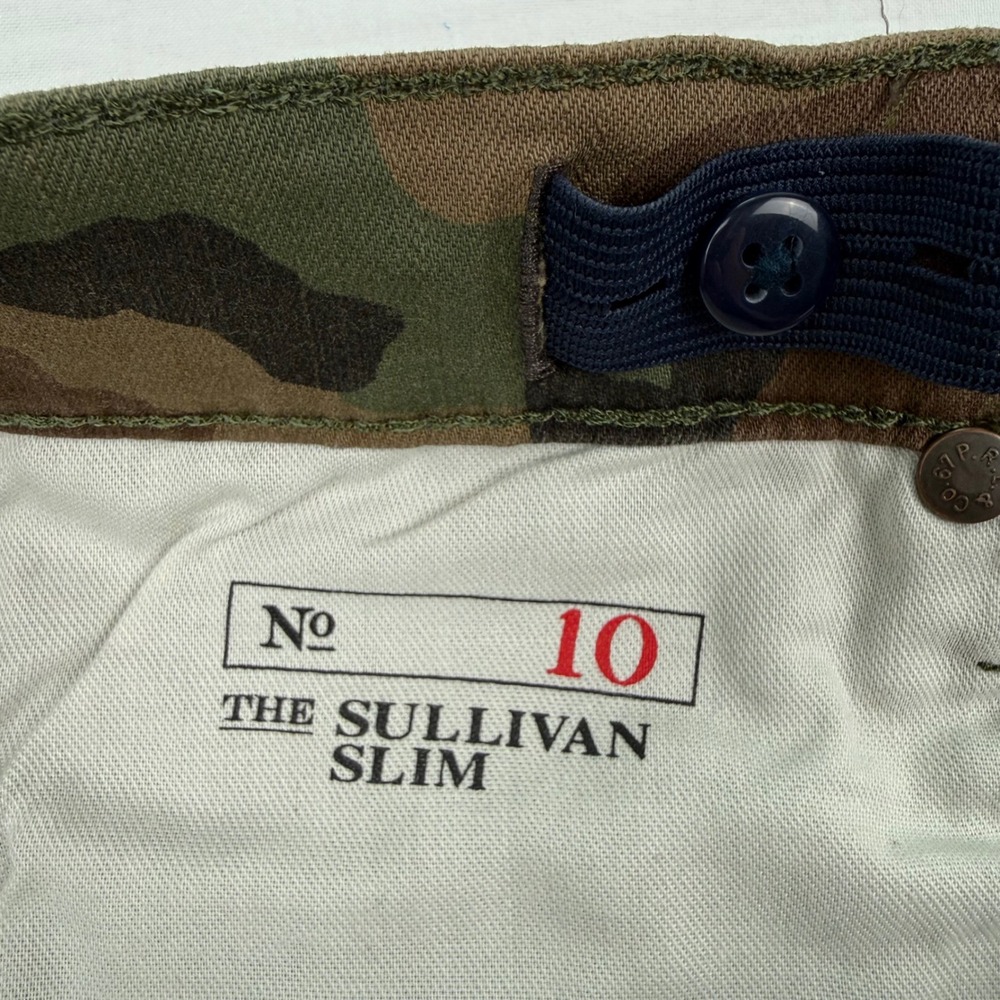 Polo Ralph Lauren Kids Sullivan Slim Camo Pants Green Brown Sz 10 Adjustable New - Picture 4 of 8